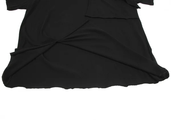 ヨウジヤマモト プールオムYohji Yamamoto POUR HOMME ポケットペーストデザインTシャツ 黒3 K-128510_009