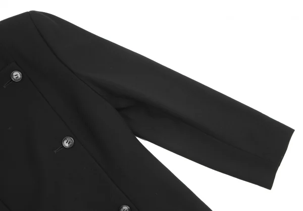 グッチGUCCI ウールノーカラージャケット 黒44 K-128534_007