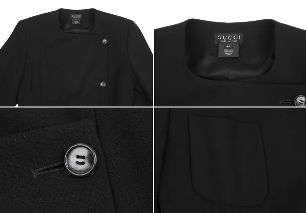 グッチGUCCI ウールセットアップ 黒44 K-128536_004