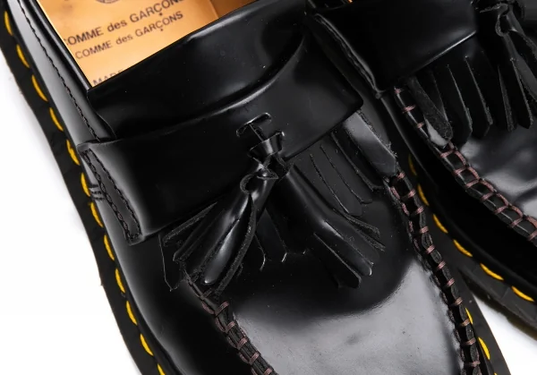 コムコム コムデギャルソンコムデギャルソン×ドクターマーチンCOMME des GARCONS × Dr.Martens 15169 タッセルローファーシューズ 黒UK6(24.5位） K-128552_005