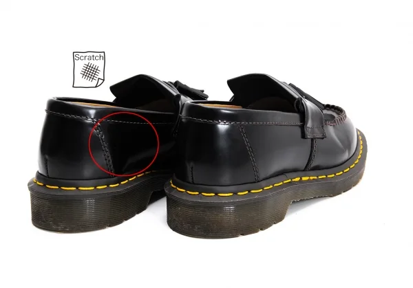 コムコム コムデギャルソンコムデギャルソン×ドクターマーチンCOMME des GARCONS × Dr.Martens 15169 タッセルローファーシューズ 黒UK6(24.5位） K-128552_007