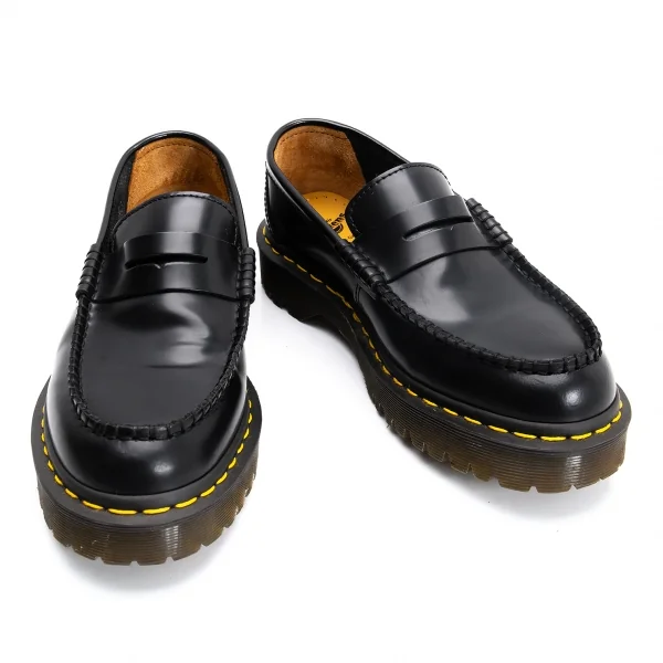 コムコム コムデギャルソンコムデギャルソン×ドクターマーチンCOMME des GARCONS × Dr.Martens ローファーシューズ 黒UK6(24.5位） K-128553_001