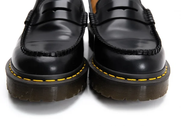 コムコム コムデギャルソンコムデギャルソン×ドクターマーチンCOMME des GARCONS × Dr.Martens ローファーシューズ 黒UK6(24.5位） K-128553_004