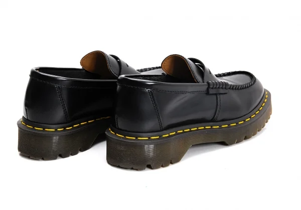 コムコム コムデギャルソンコムデギャルソン×ドクターマーチンCOMME des GARCONS × Dr.Martens ローファーシューズ 黒UK6(24.5位） K-128553_007
