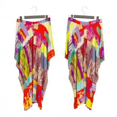 ISSEY MIYAKE Printed Dropped Crotch Pants