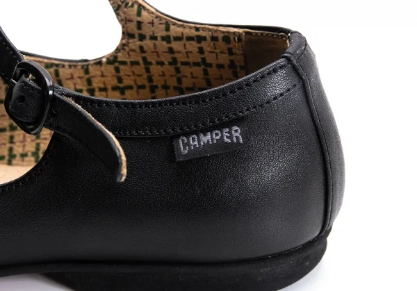 カンペールCAMPER レザーストラップメリージェーンシューズ 黒36(23位) K-128582_008