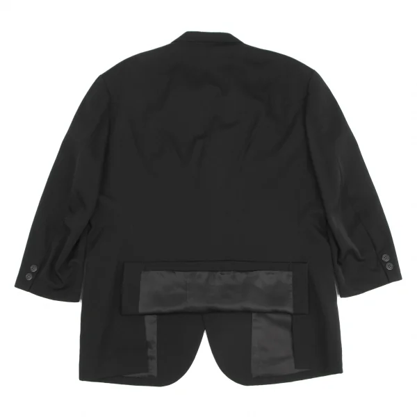 ワイズフォーメンY's for men ウールギャバセットアップスーツ 黒S・M K-128605_008