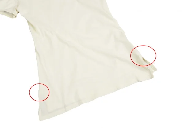 ヴィヴィアンウエストウッド アングロマニアVivienne Westwood ANGLOMANIA ロゴエンブロイダリーTシャツ クリームXS K-128614_006