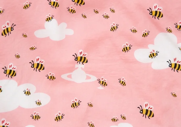 ヴィヴィアンウエストウッドVivienne Westwood オーブ蜂プリントハンカチ ピンク K-128620_002