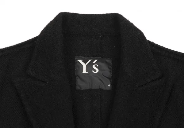 Y's Wool Fulling Herringbone Jacket K-128658_004
