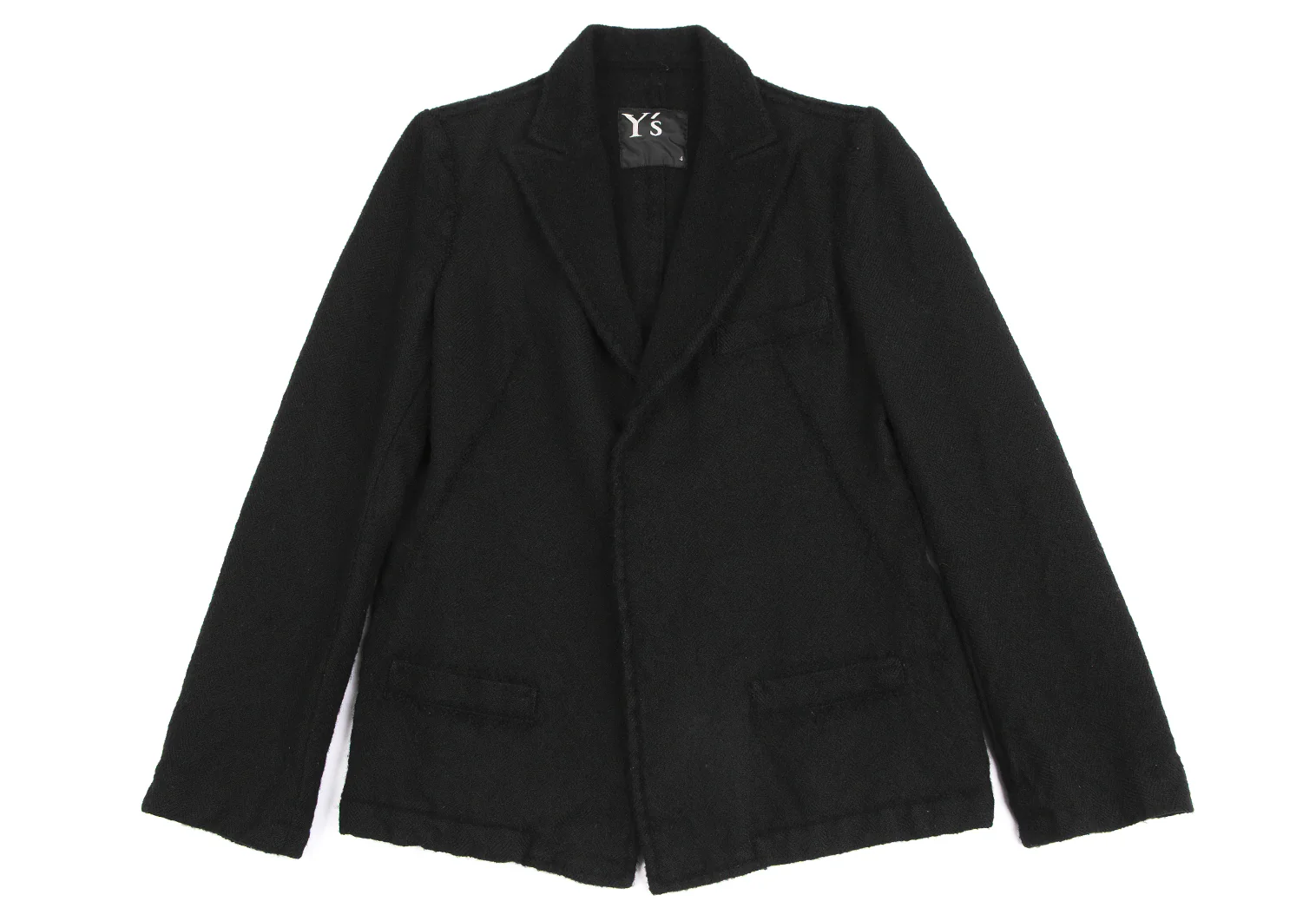 AD2012 12AW archive 2次元 ポリ縮絨 リボン ジャケット 黒 AD2012 12AW archive 2次元 ポリ縮絨 リボン ジャケット 黒
