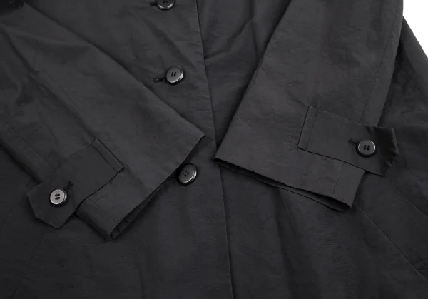 ISSEY MIYAKE Nylon Hood Storage Coat K-128697_010