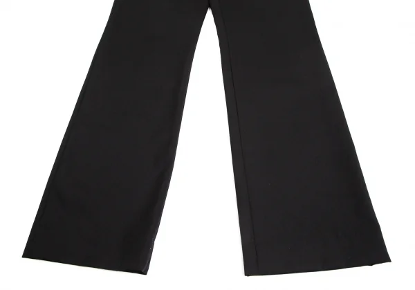 イッセイミヤケISSEY MIYAKE ウールノータックローライズパンツ 黒2 K-128703_005