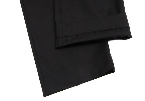 イッセイミヤケISSEY MIYAKE ウールノータックローライズパンツ 黒2 K-128703_006