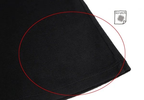 イッセイミヤケISSEY MIYAKE テーピングフレンチスリーブTシャツ 黒2 K-128709_011