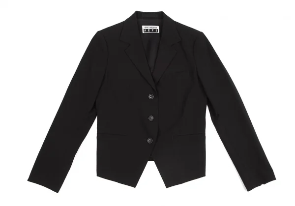 イッセイミヤケ フェットISSEY MIYAKE FETE ウールセットアップスーツ 黒1 K-128720_003