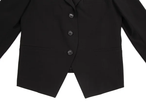 イッセイミヤケ フェットISSEY MIYAKE FETE ウールセットアップスーツ 黒1 K-128720_009