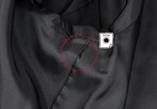 イッセイミヤケ フェットISSEY MIYAKE FETE ウールセットアップスーツ 黒1 K-128720_011