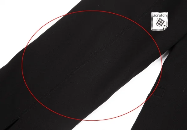 イッセイミヤケ フェットISSEY MIYAKE FETE ウールセットアップスーツ 黒1 K-128720_013