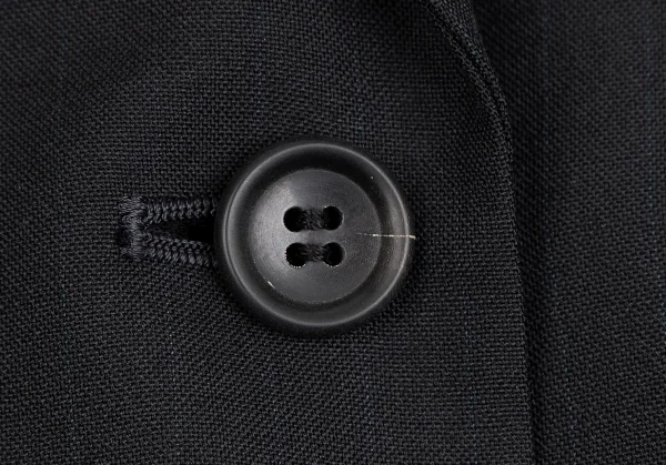 イッセイミヤケ フェットISSEY MIYAKE FETE シャドーストライプウールジャケット 紺1 K-128721_007