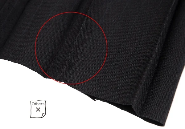 ISSEY MIYAKE FETE Shadow Stripe Pleated Wide Pants K-128722_011