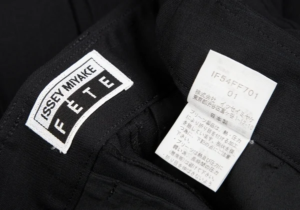 ISSEY MIYAKE FETE Shadow Stripe Pleated Wide Pants K-128722_015