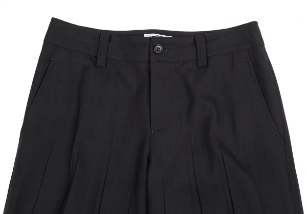 ISSEY MIYAKE FETE Shadow Stripe Pleated Wide Pants K-128722_002