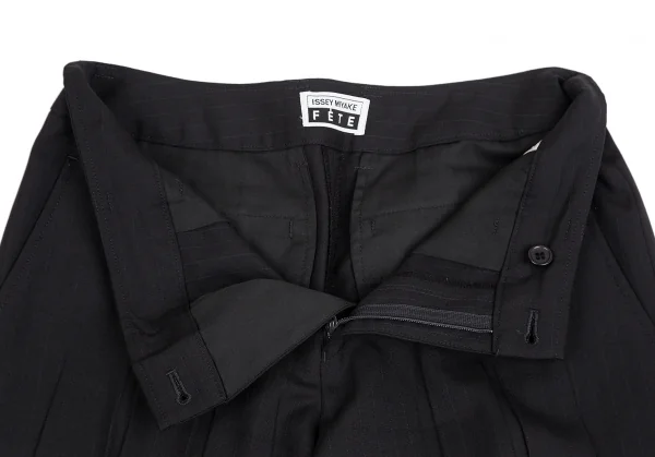 ISSEY MIYAKE FETE Shadow Stripe Pleated Wide Pants K-128722_004