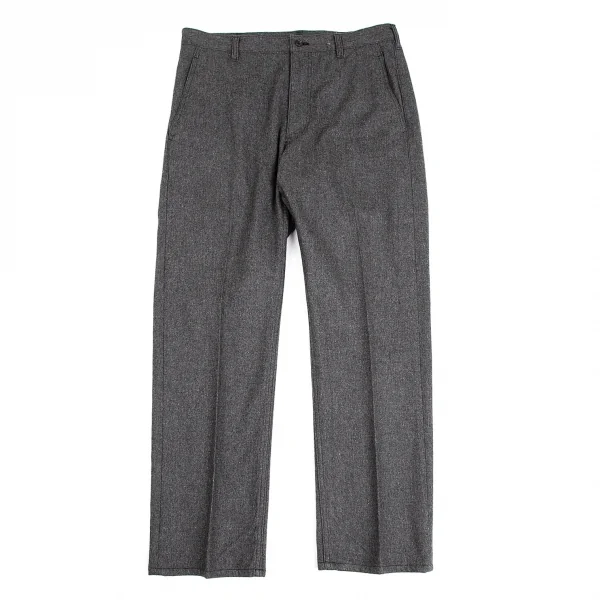 コムデギャルソンオムドゥCOMME des GARCONS HOMME DEUX ウールストレートパンツ グレーM K-128735_001