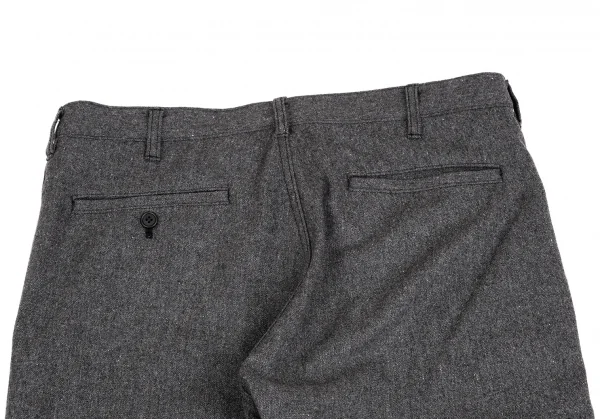 コムデギャルソンオムドゥCOMME des GARCONS HOMME DEUX ウールストレートパンツ グレーM K-128735_010