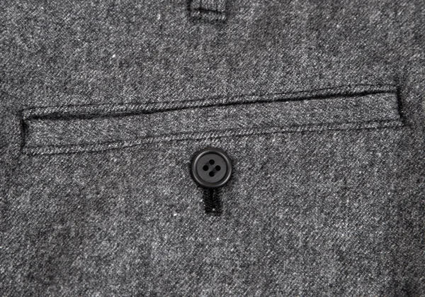 コムデギャルソンオムドゥCOMME des GARCONS HOMME DEUX ウールストレートパンツ グレーM K-128735_011