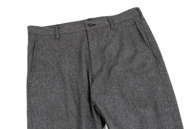 コムデギャルソンオムドゥCOMME des GARCONS HOMME DEUX ウールストレートパンツ グレーM K-128735_002