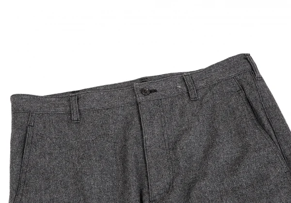 コムデギャルソンオムドゥCOMME des GARCONS HOMME DEUX ウールストレートパンツ グレーM K-128735_003