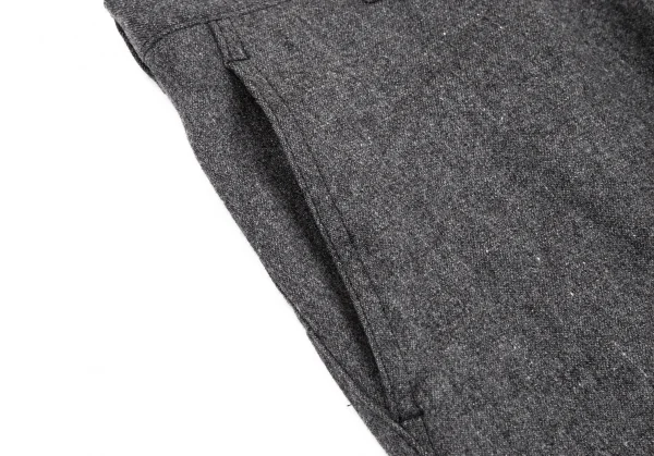 コムデギャルソンオムドゥCOMME des GARCONS HOMME DEUX ウールストレートパンツ グレーM K-128735_006