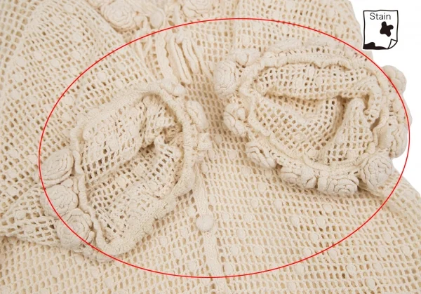 ワンダフルワールド カネコイサオWONDERFUL WORLD KANEKO ISAO コットンフーディーニットトップス アイボリーM位 K-128755_009