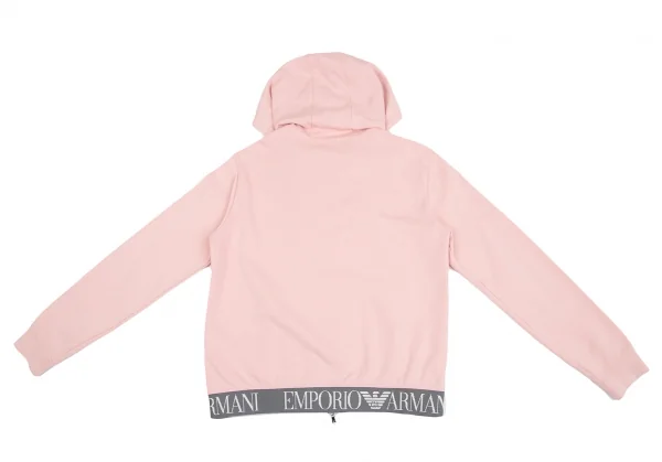 エンポリオアルマーニEMPORIO ARMANI 裾ロゴダブルジップアップフーディー ピンク他42 K-128756_014