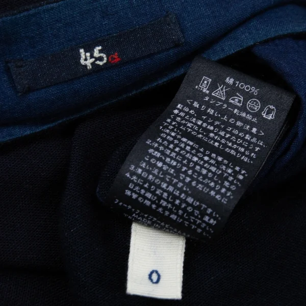 45R Indigo Dyeing Cotton Dress K-128779_013