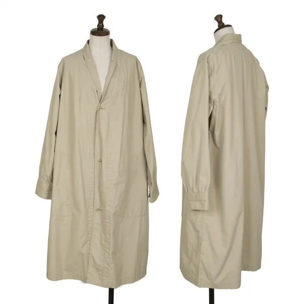 45R Liner Cotton Long Coat Beige 2 K-128787_001