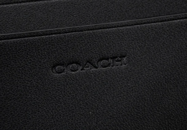 コーチCOACH ダブルジップトラベルオーガナイザー 黒 (K-128805)