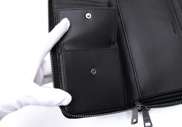 コーチCOACH ダブルジップトラベルオーガナイザー 黒 (K-128805)