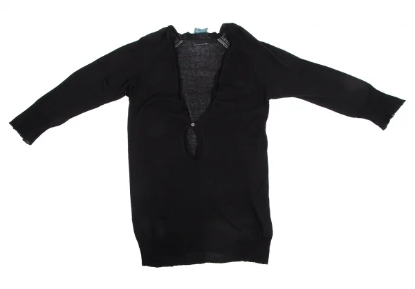 Y's Back Pocket Long Knit Sweater K-128831_002