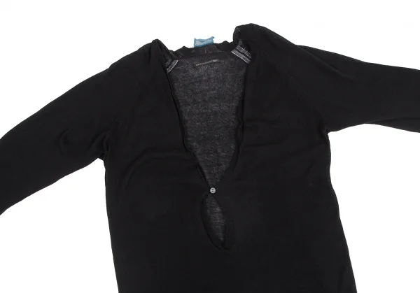 Y's Back Pocket Long Knit Sweater K-128831_003