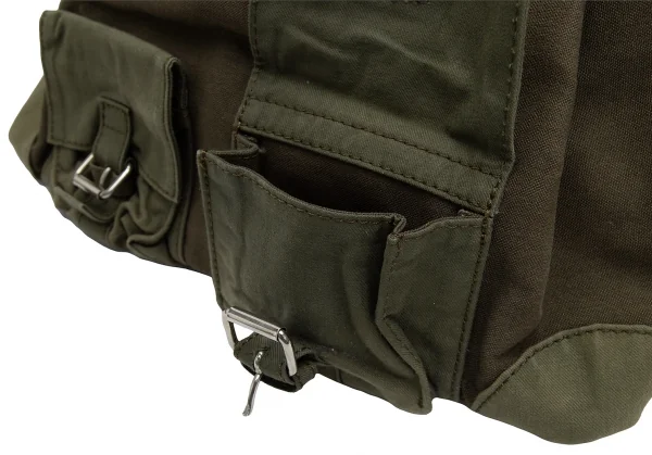 トリココムデギャルソンtricot COMME des GARCONS キャンバスミリタリーハンドバッグ カーキ K-128871_011