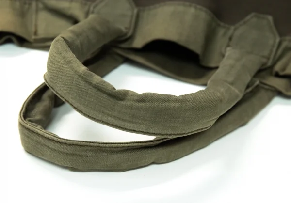 トリココムデギャルソンtricot COMME des GARCONS キャンバスミリタリーハンドバッグ カーキ K-128871_013