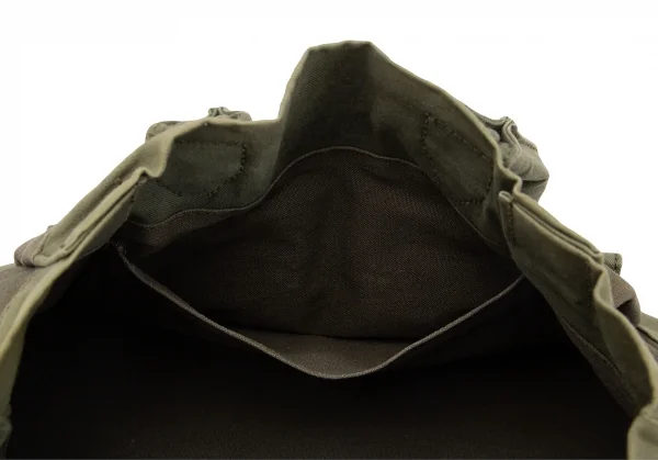 トリココムデギャルソンtricot COMME des GARCONS キャンバスミリタリーハンドバッグ カーキ K-128871_017