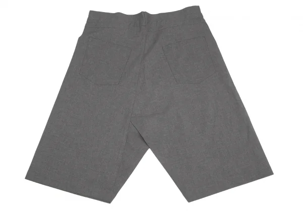 イッセイミヤケ ミーISSEY MIYAKE me ポリベルテッドハーフパンツ グレーS位 K-128872_007
