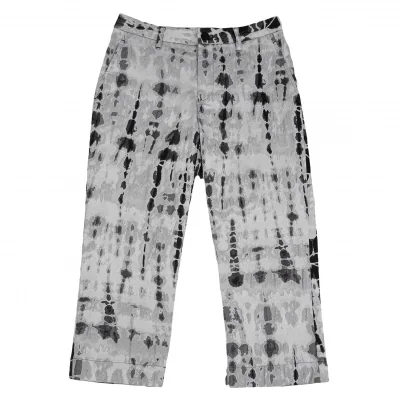 ISSEY MIYAKE Jacquard Cropped Pants