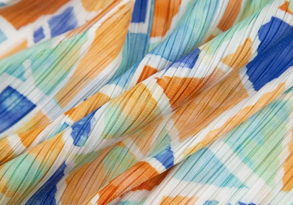プリーツプリーズPLEATS PLEASE CANAL TROUSER 風景プリント