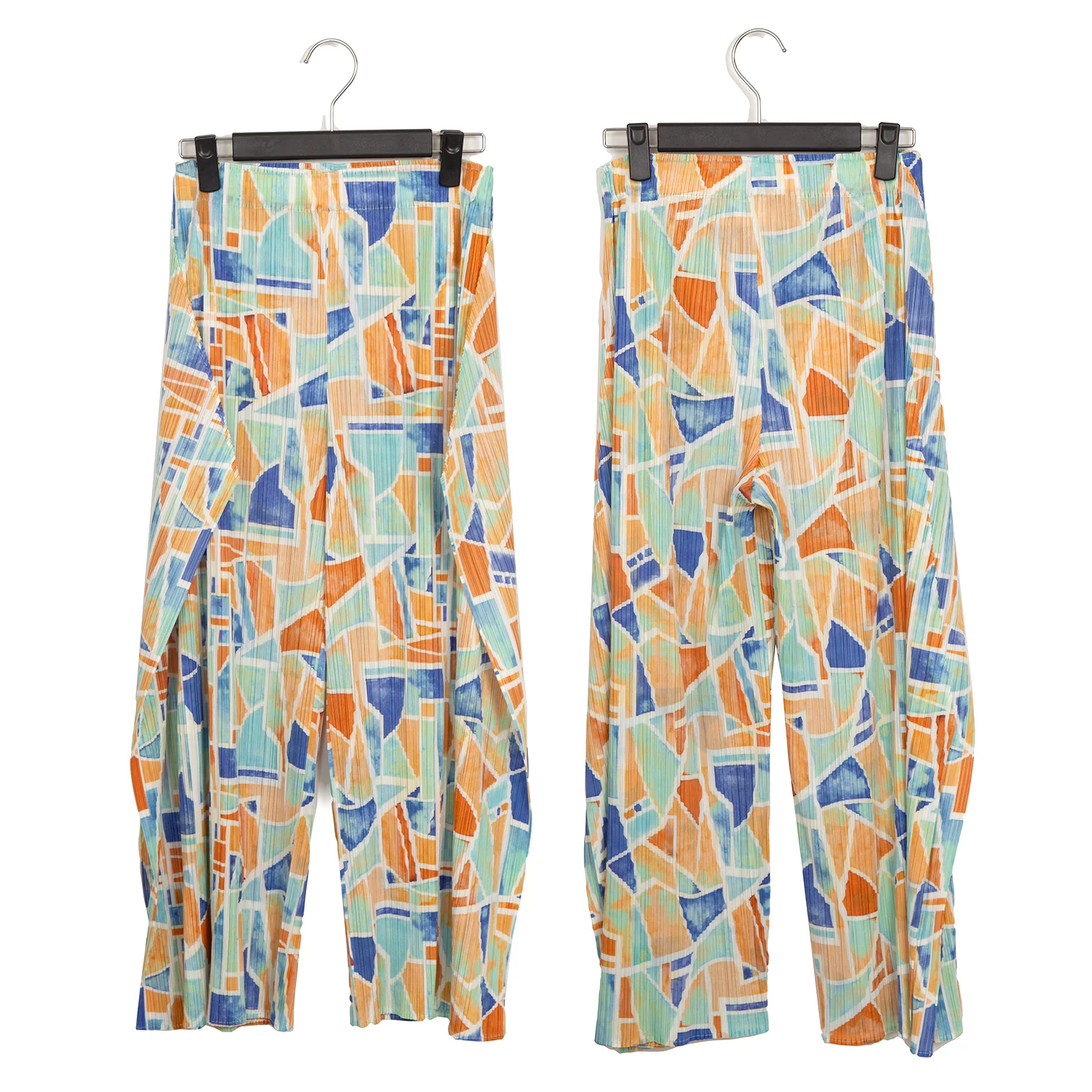 プリーツプリーズPLEATS PLEASE CANAL TROUSER 風景プリント