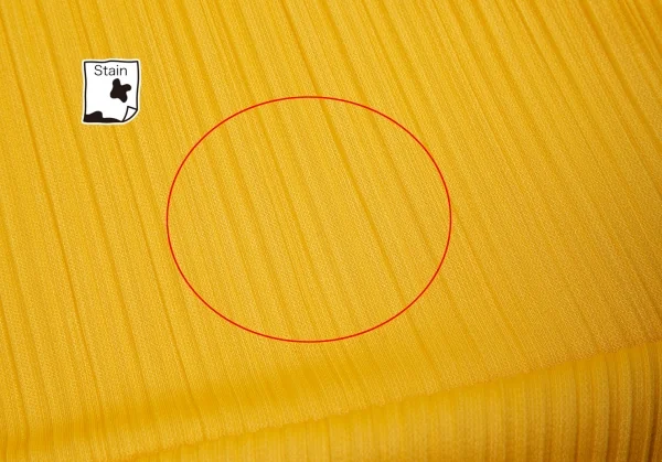プリーツプリーズPLEATS PLEASE プリーツ半袖ワンピース 黄色3 (K-128897)